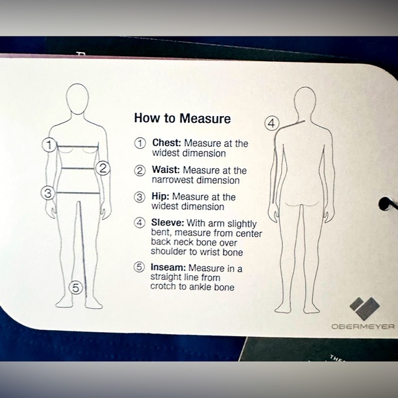 NWTs Obermeyer Tuscany Elite Insulated Ski Jacket. Navy. Sz. 4 - Picture 10 of 16